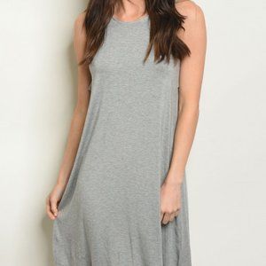 Jersey Racer Back Dress